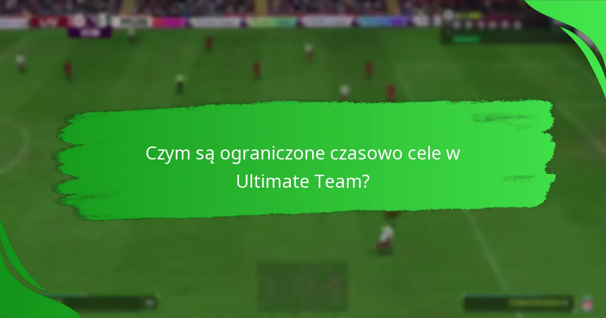Kiedy dostępne są aktualne ograniczone czasowo cele?
