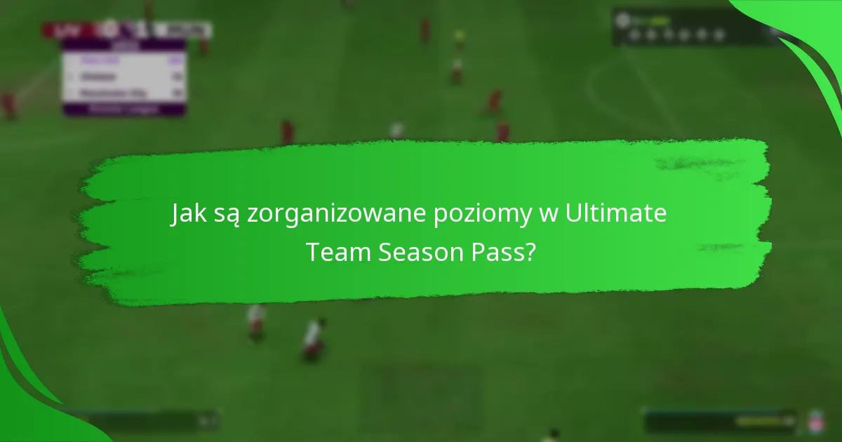 Jak są zorganizowane poziomy w Ultimate Team Season Pass?