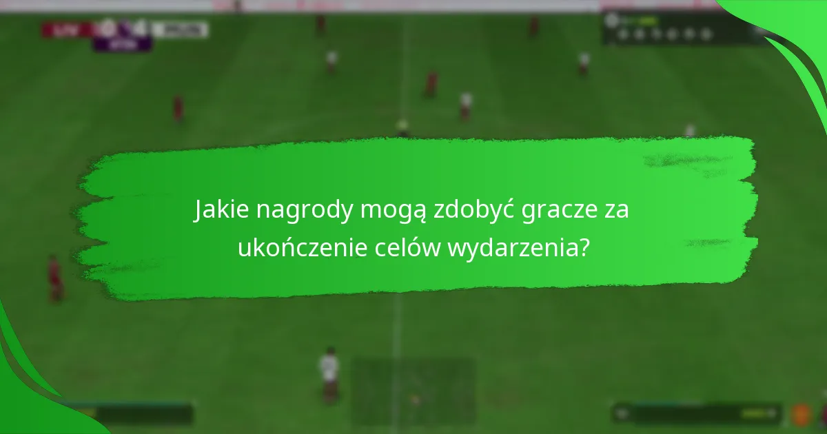 Jakie nagrody mogą zdobyć gracze za ukończenie celów wydarzenia?